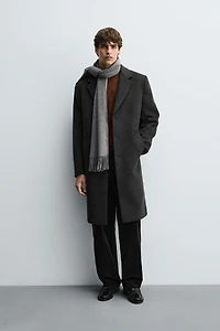 REGULAR FIT WOOL COAT
