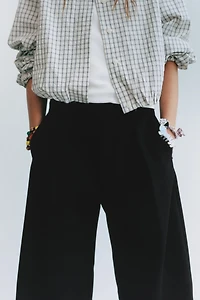 CRISS-CROSS WAIST PANTS