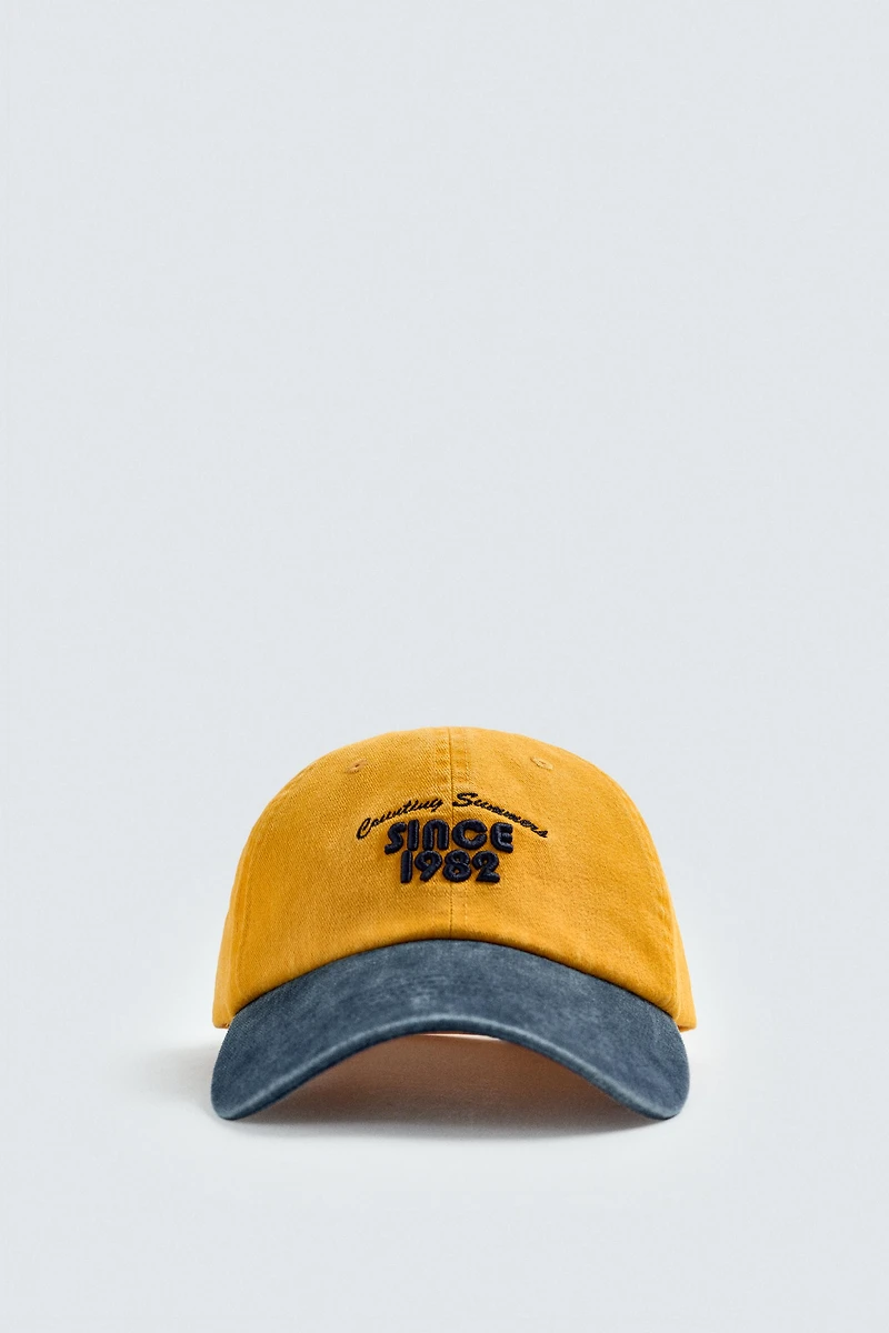CASQUETTE BRODERIE CONTRASTE