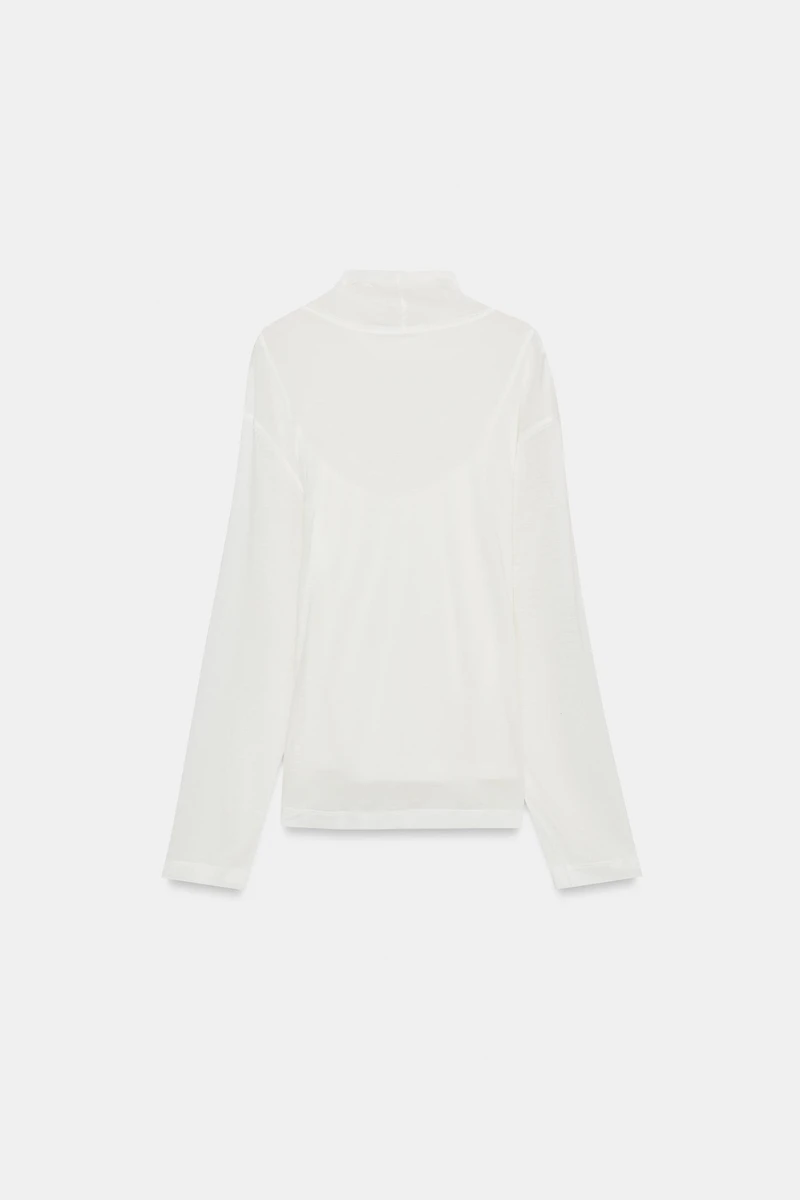 LYOCELL AND LINEN T-SHIRT
