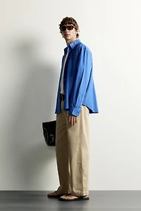 RELAXED-FIT WASHED CHINO PANTS