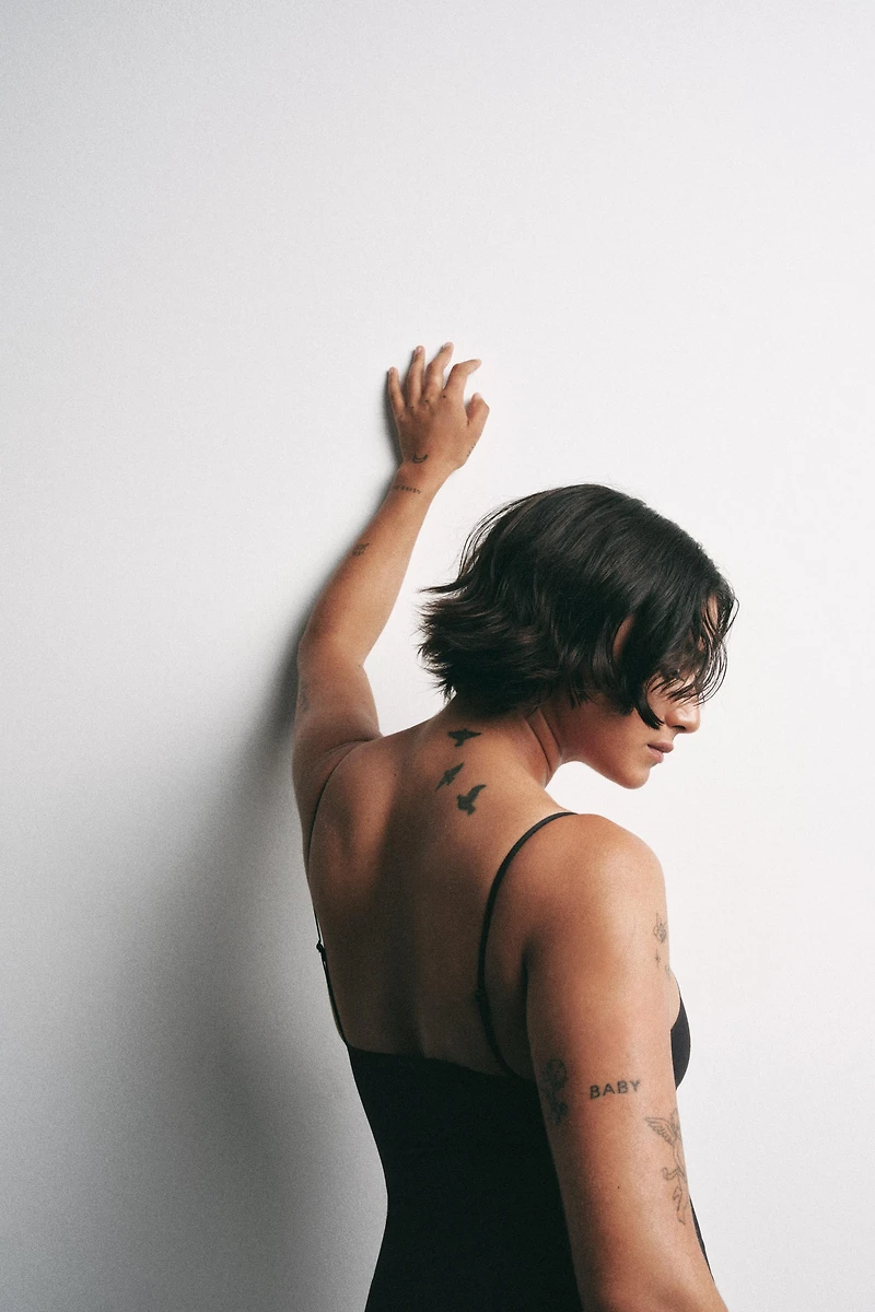 POLYAMIDE STRAPPY BODYSUIT