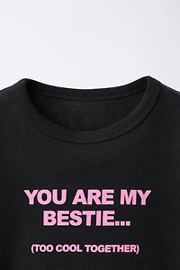 TEXT PRINT T-SHIRT