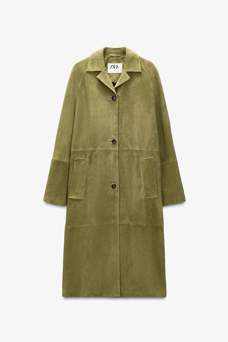 100% SUEDE LONG COAT LIMITED EDITION