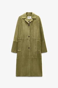 100% SUEDE LONG COAT LIMITED EDITION
