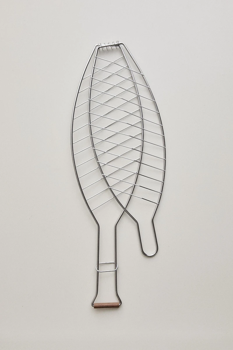 STEEL FISH GRILL BASKET