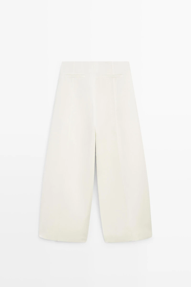 Pantalon fluide barrel fit