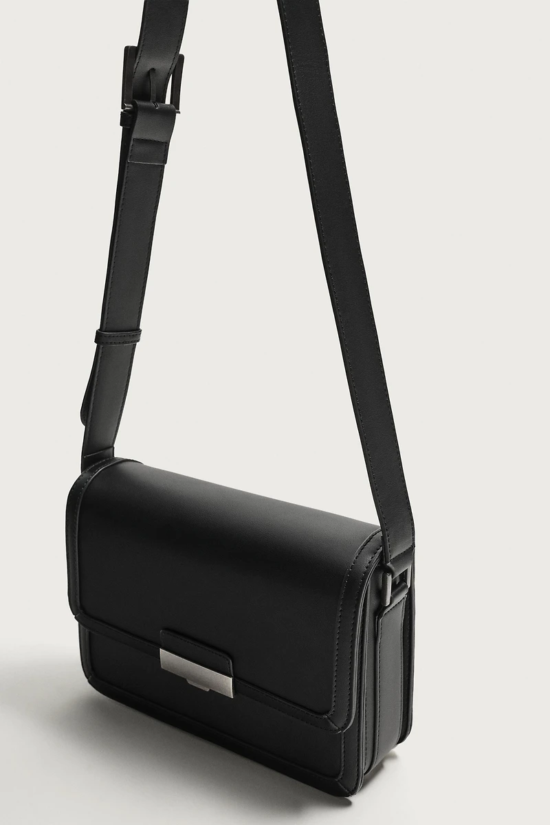 METALLIC DETAIL CROSSBODY BAG