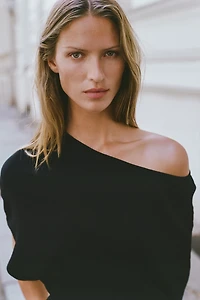 TOP EN MAILLE À CEINTURE