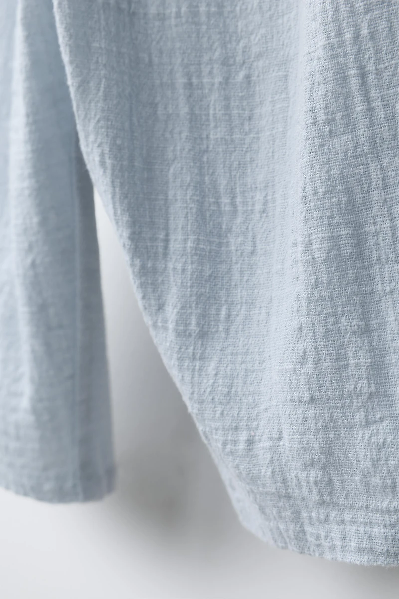 TEXTURED COMBINATION PANTS