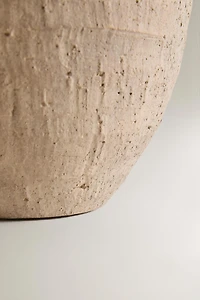 OVAL DECORATIVE CERAMIC VASE