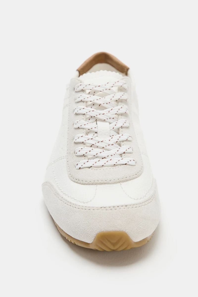 DERBY SNEAKERS WITH HEEL DETAIL