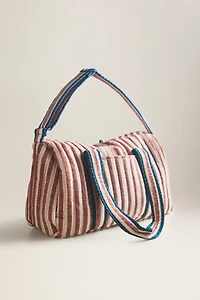 STRIPED DIAPER BAG