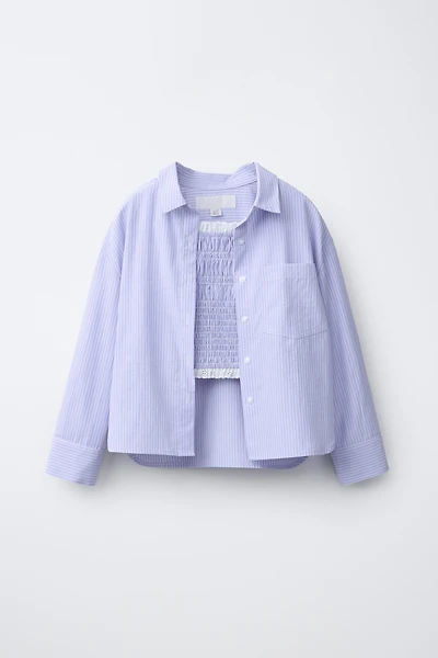 STRIPED SHIRT & TOP PACK