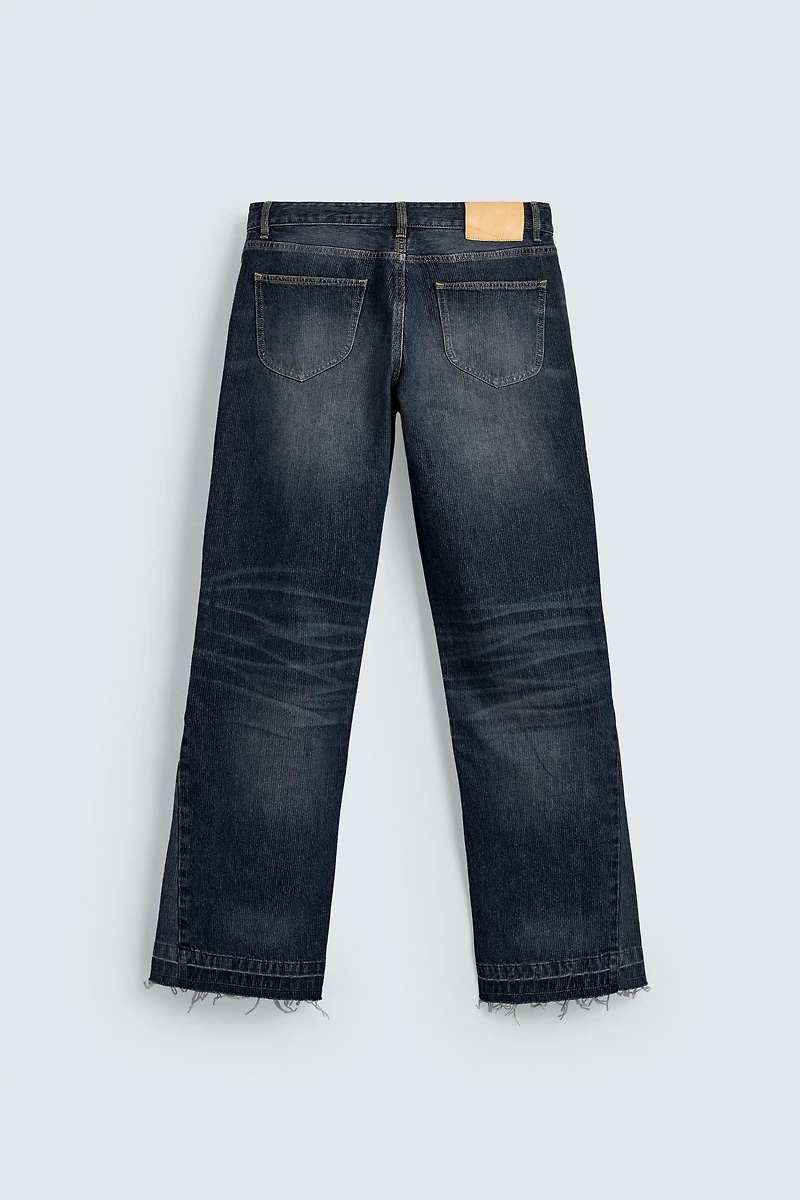 STRUCTURED FLARE FIT JEANS