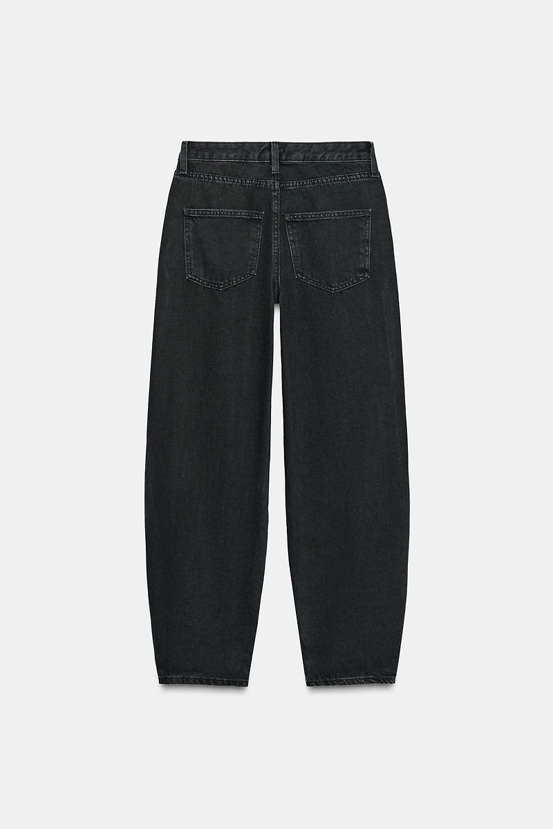 ZW COLLECTION BARREL MID-RISE JEANS