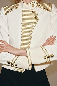ZW COLLECTION FROG FASTENING JACKET