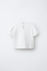 EMBROIDERED FLORAL T-SHIRT