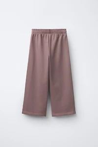 WIDE LEG PLUSH JOGGING PANTS