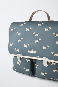 PUPPY PRINT CONVERTIBLE BACKPACK