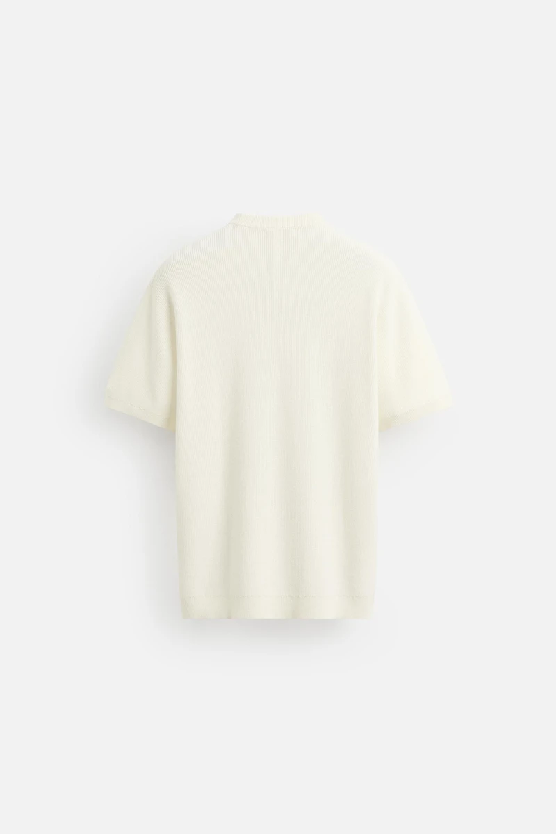 PURL KNIT T-SHIRT
