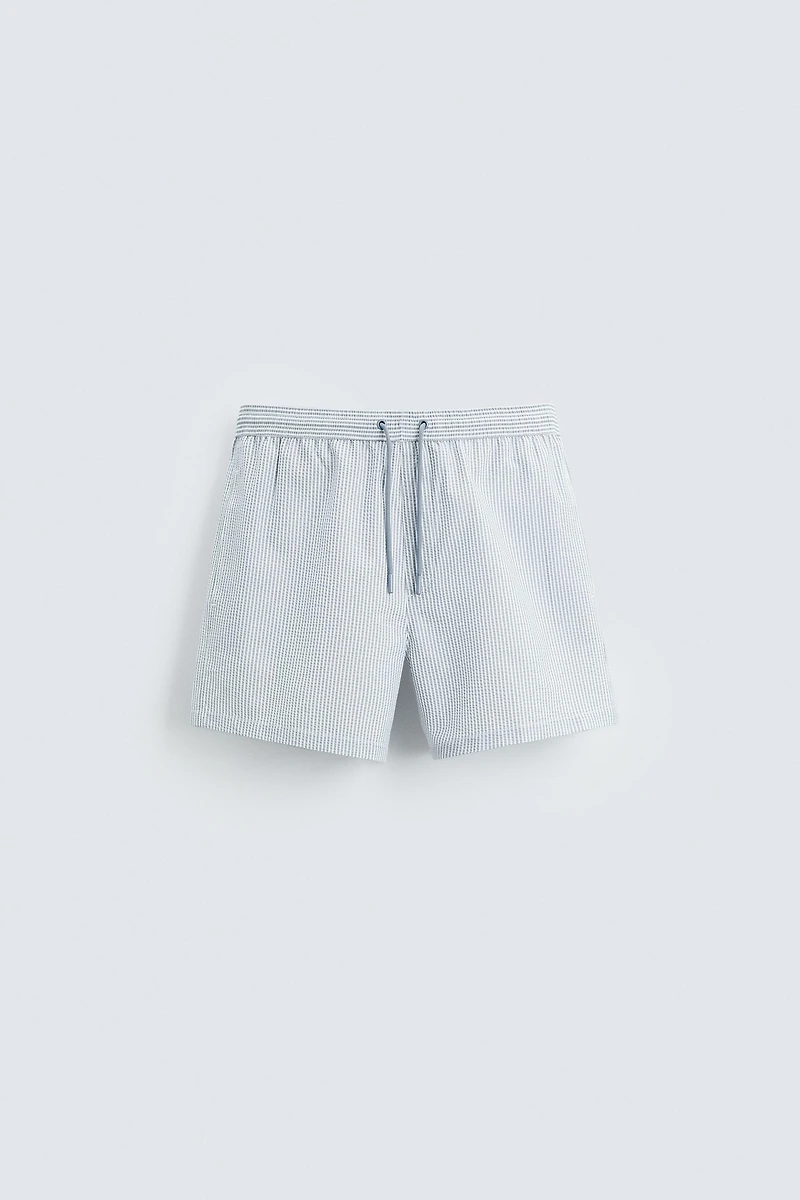 MAILLOT DE BAIN COURT SEERSUCKER