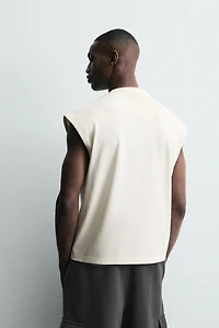 NEOPRENE EFFECT TANK TOP