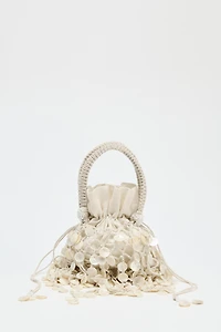 PEARLESCENT APPLIQUÉ BAG