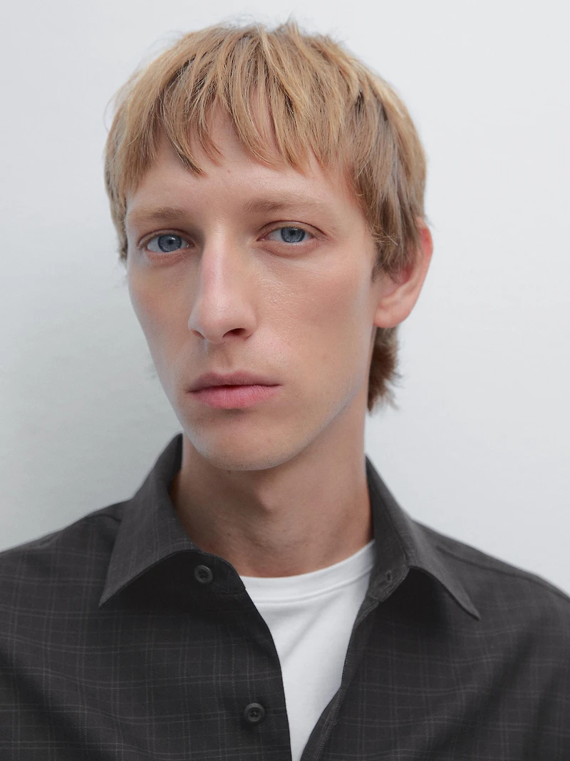 Chemise à carreaux regular fit