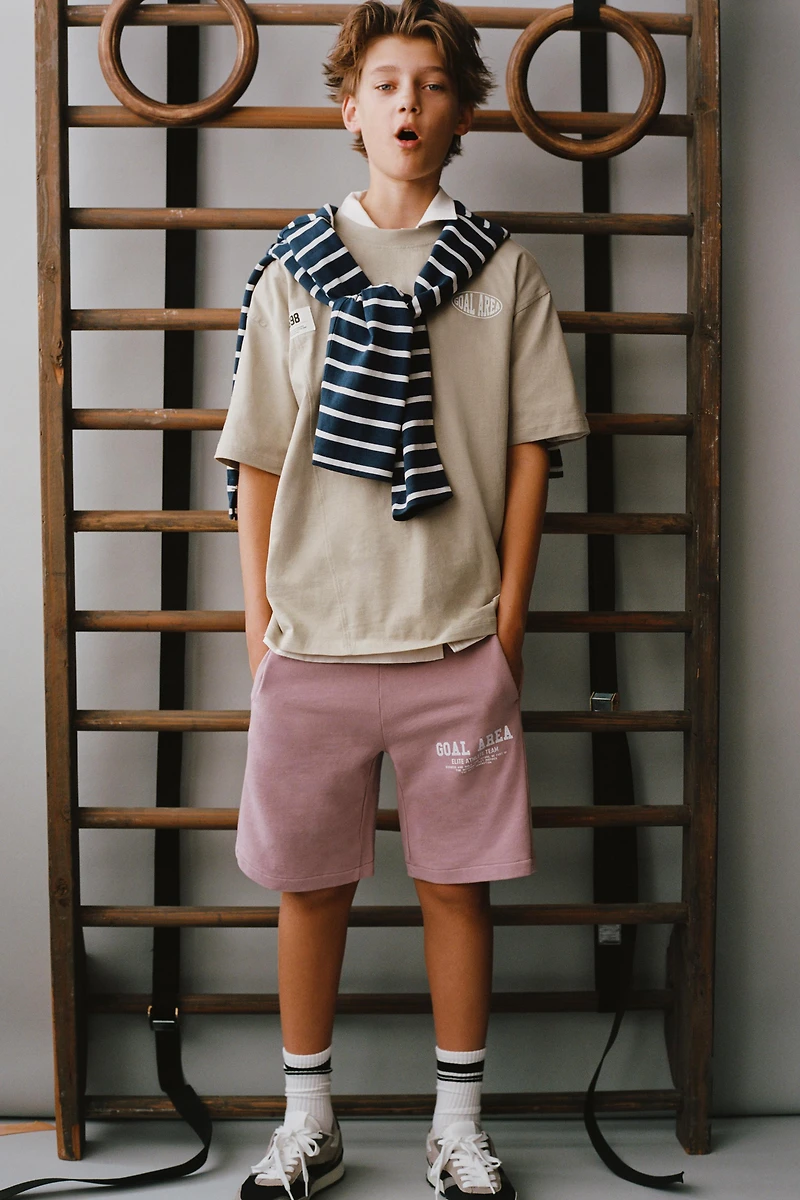 JOGGING GARMENT DYE SHORTS