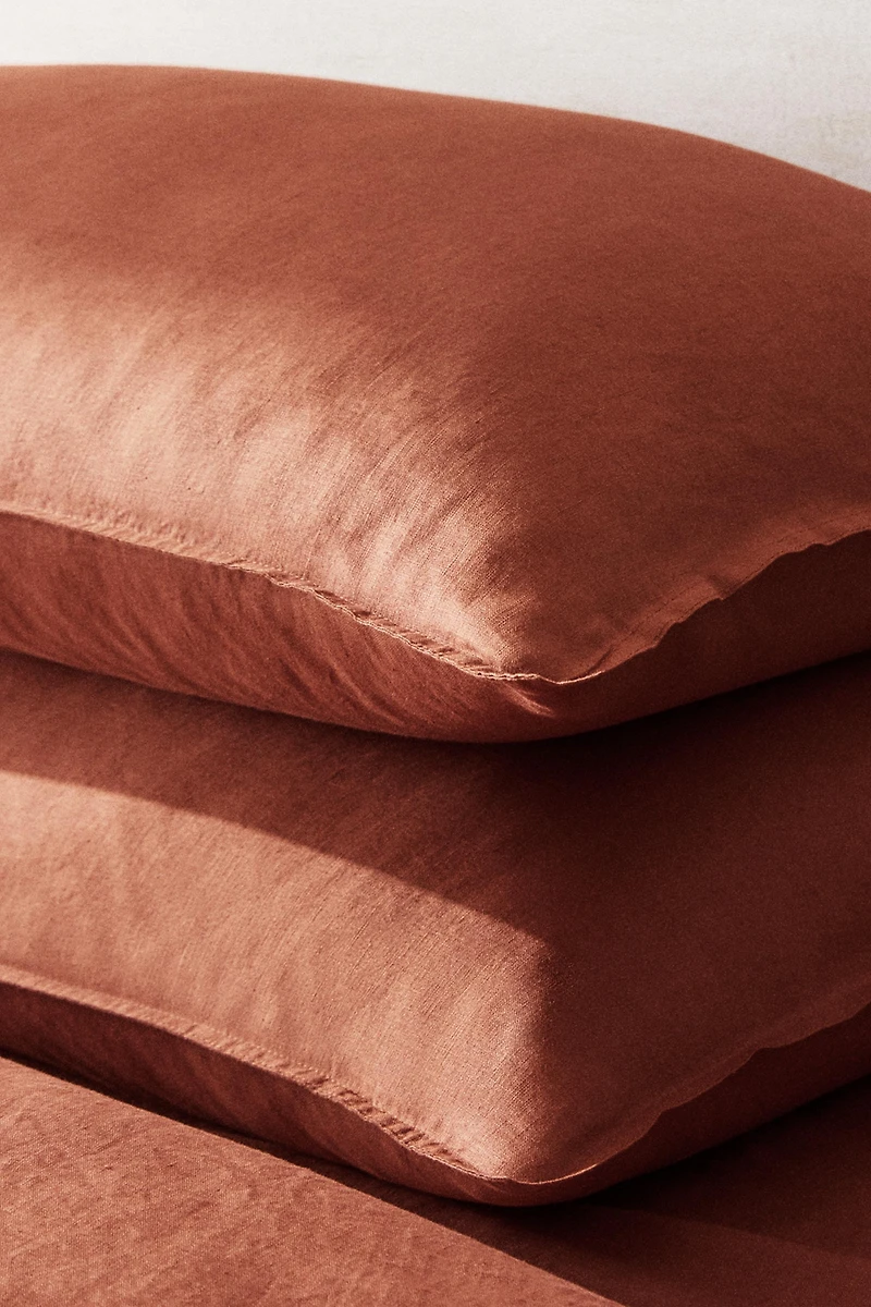 WASHED LINEN PILLOWCASE (140 GXM²)