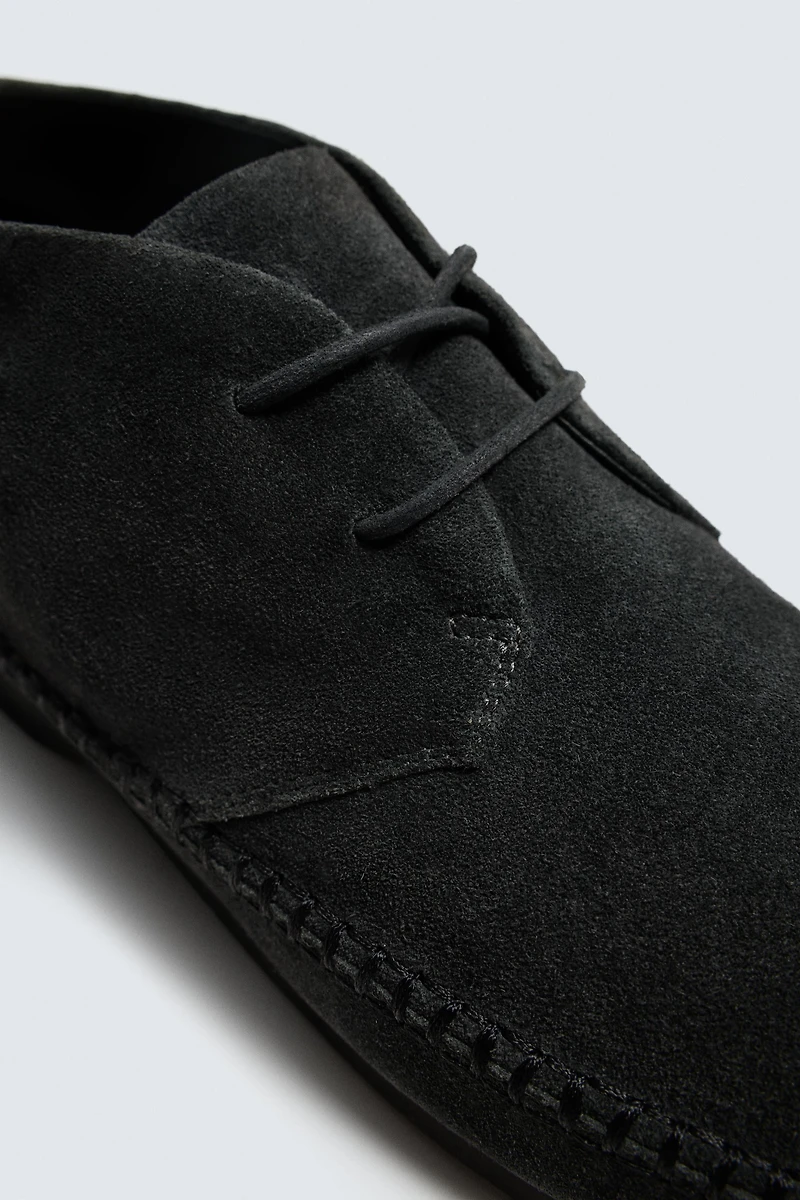 CHAUSSURES EN CUIR À SEMELLE VIBRAM® AARON LEVINE X ZARA