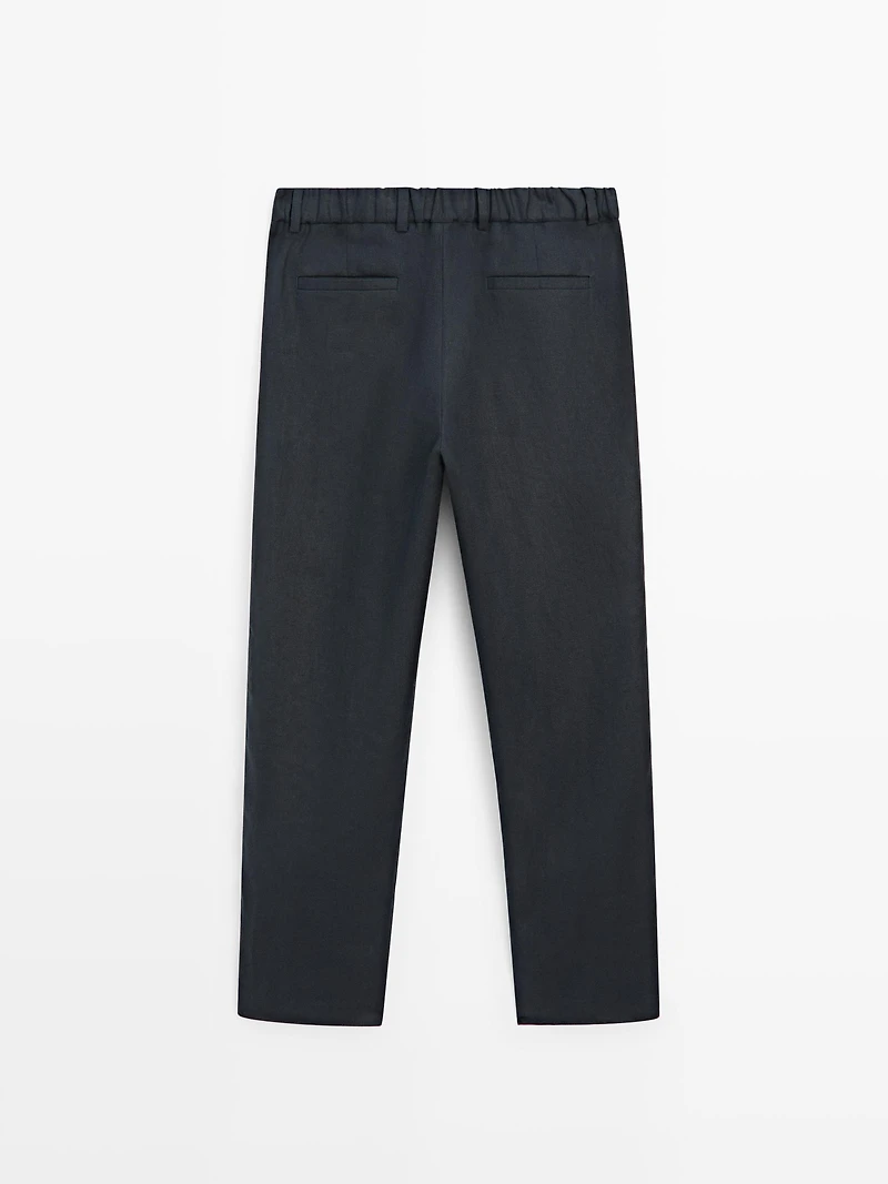 Lightweight linen trousers