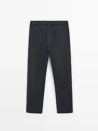 Lightweight linen trousers