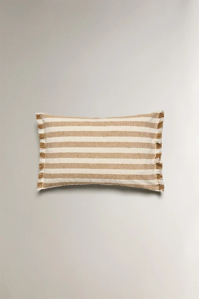HOUSSE DE COUSSIN RAYURES