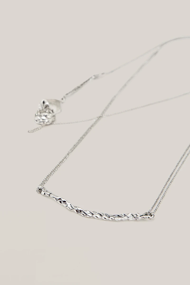 Long multiway basket necklace - LIMITED EDITION