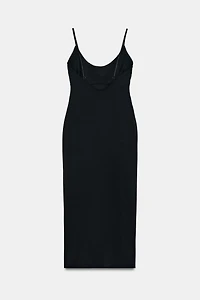 STRAPPY MIDI DRESS