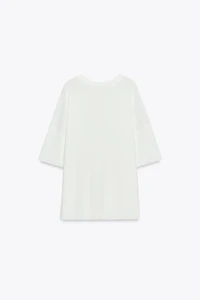 TOP OVERSIZE EN MAILLE UNIE