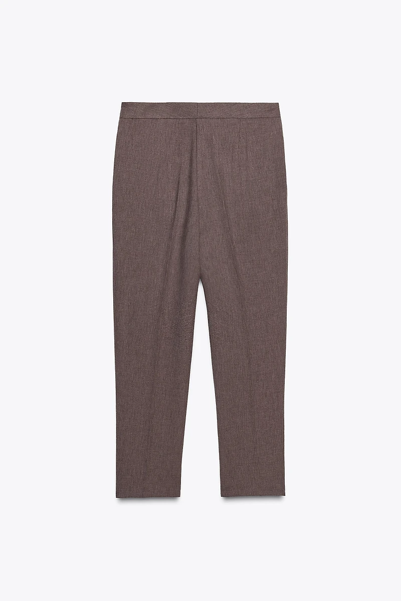 PANTS WITH BUTTONED HEM