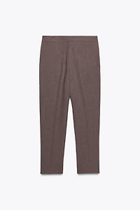 PANTS WITH BUTTONED HEM