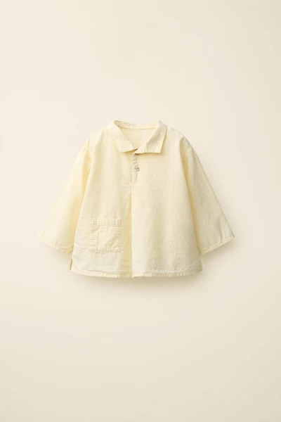 SLUB SHIRT CREATED BY CARAMEL LONDON X ZARA