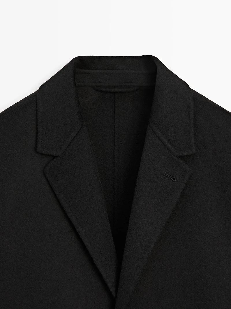 Double wool blend blazer