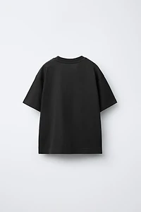 BASIC FLEECE T-SHIRT AND BERMUDA SET