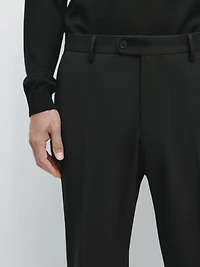 100% wool suit pants