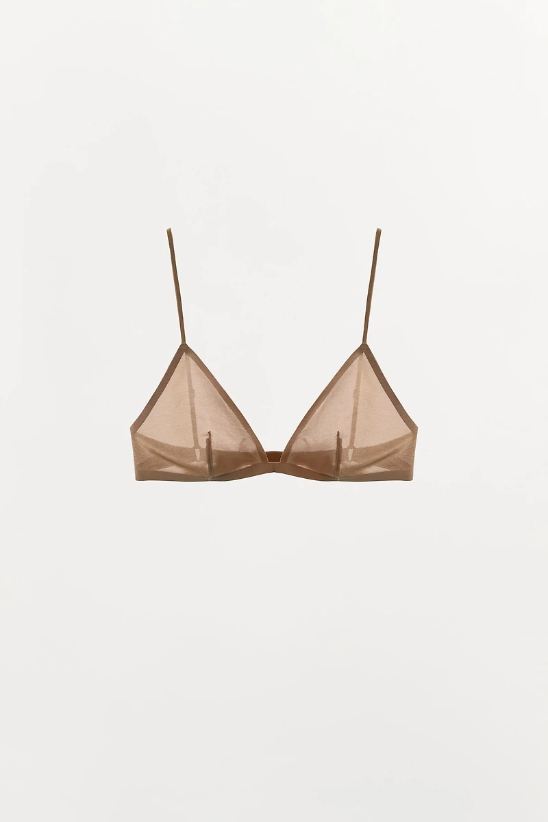 TRIANGLE BRALETTE WITH POLYAMIDE