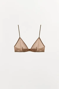 TRIANGLE BRALETTE WITH POLYAMIDE