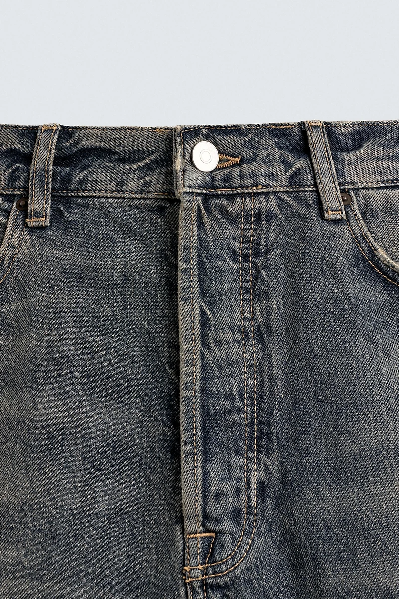 WIDE FLARE FIT JEANS