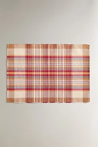 SET OF CHECK COTTON PLACEMATS (SET 2)