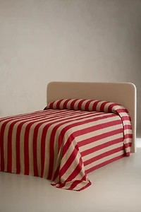 COUVRE-LIT LIN RAYURES | KATHARINE POLE
