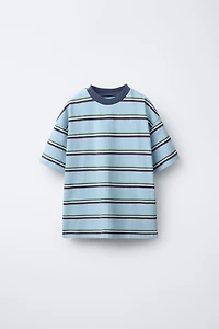 STRIPED PRINT T-SHIRT